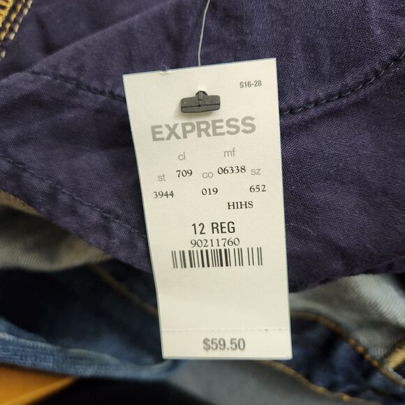 Express Jeans Women 12 Eva Curvy Mid Rise Boot Cut Jeans NWT - Picture 9 of 14